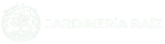 logo jardinería raiz
